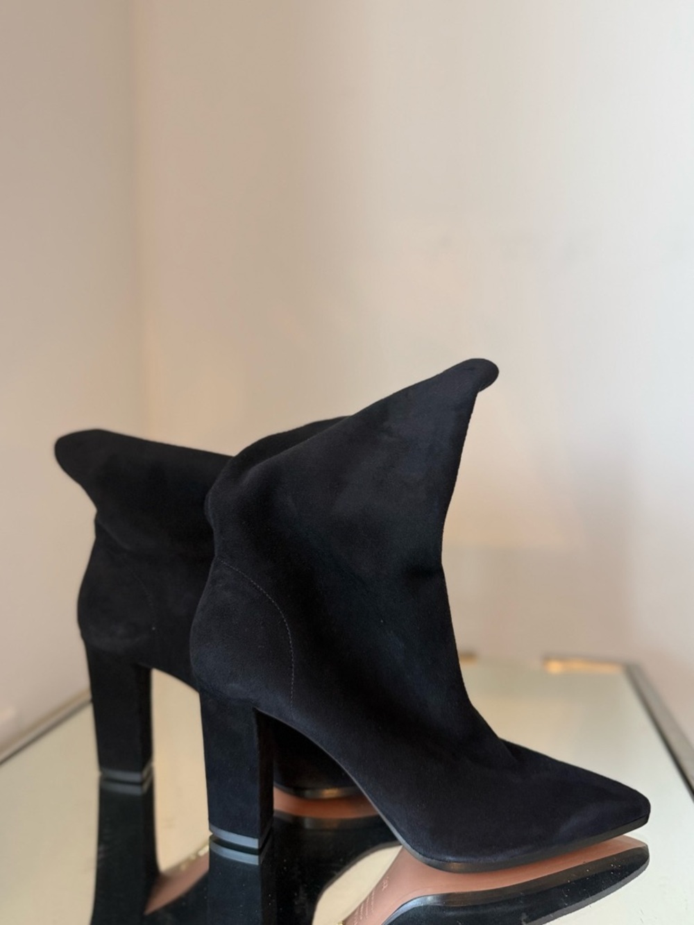 New AQUAZZURA Skyler 90 Bootie $875 39.5 - Picture 6 of 9